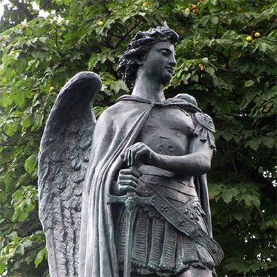 archangel michael statue