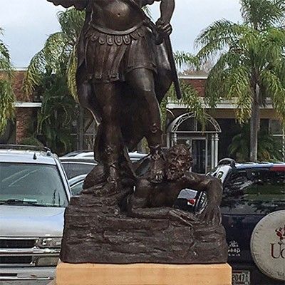 st michael outdoor statue