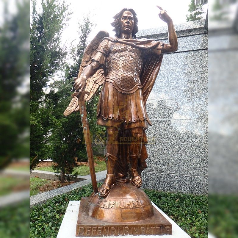 saint michael statue large