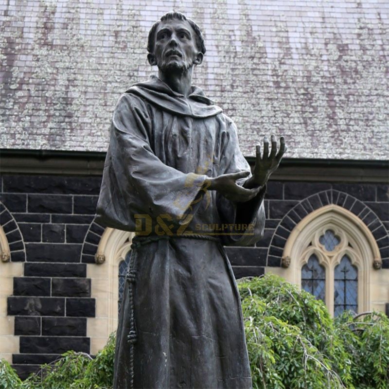 st francis bronze statue