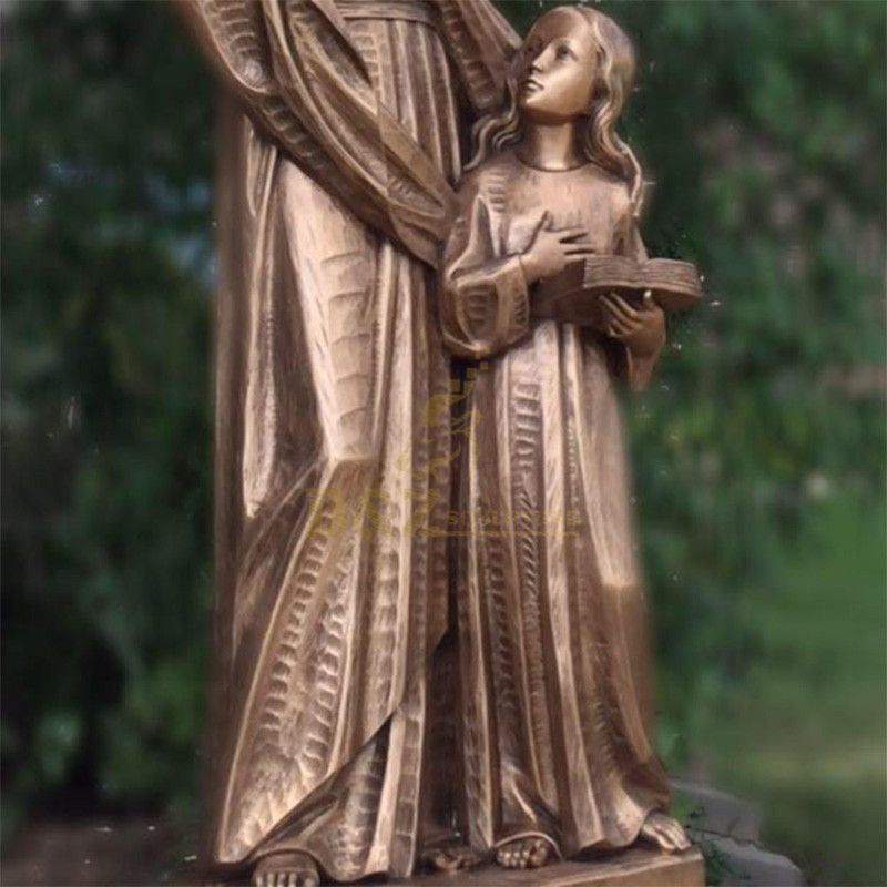 bronze saint anne statue