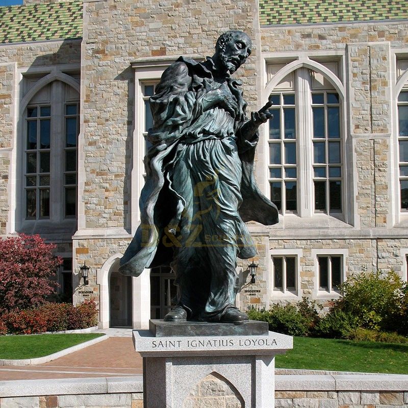Famous religious figure sculpture Saint Ignatius Loyola statue for sale