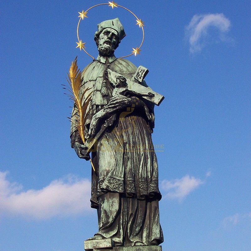 Outdoor saint statue high quality Saint John Nepomuk statue for sale