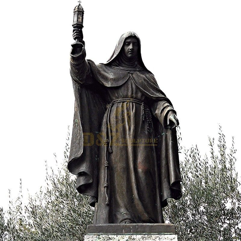 New design high quality famous saint Clara statue for sale