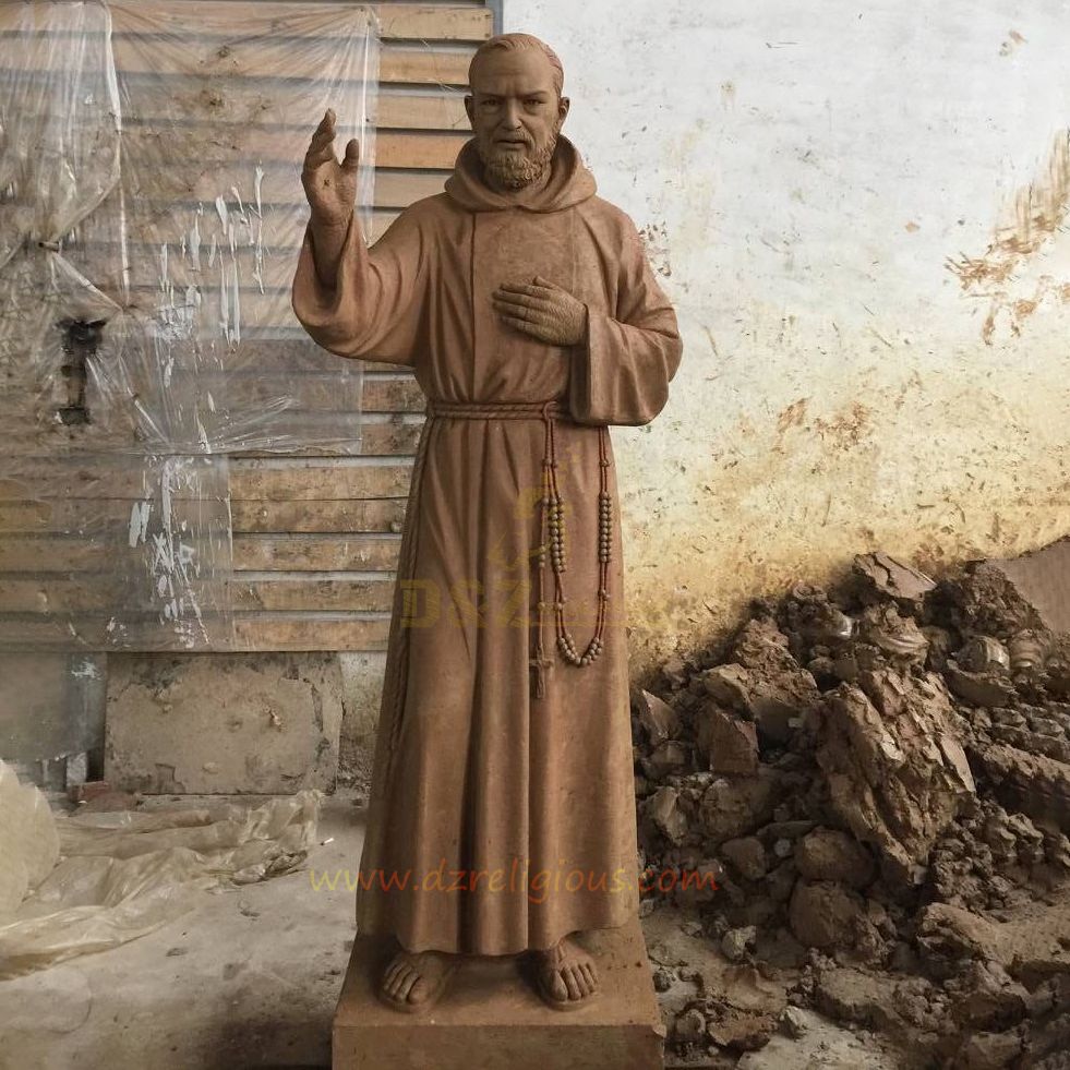 New Products This Week Bronze ST Padre Pio Statues For Sale