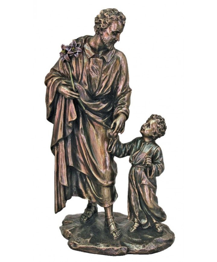 Saint Joseph with Child Statue