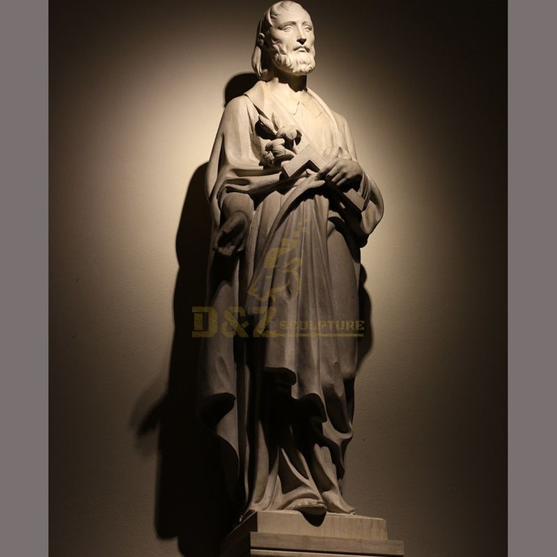 Outdoor life-size high quality Joseph Prayer statue for sale
