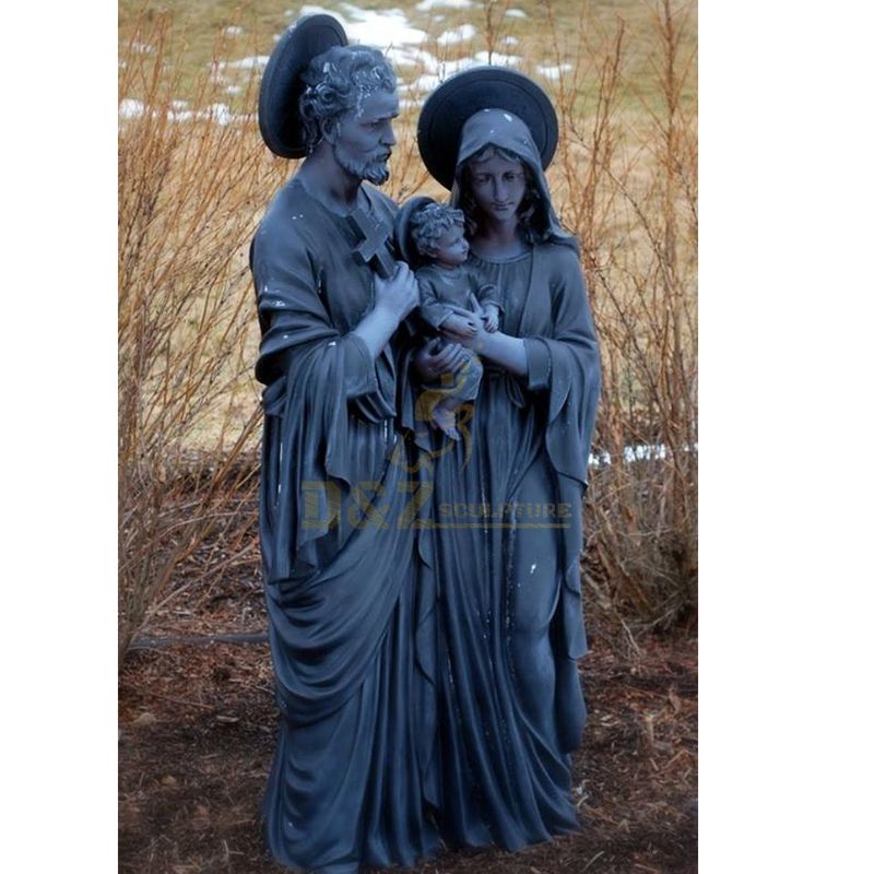 Religious decoration holy family statue for sale