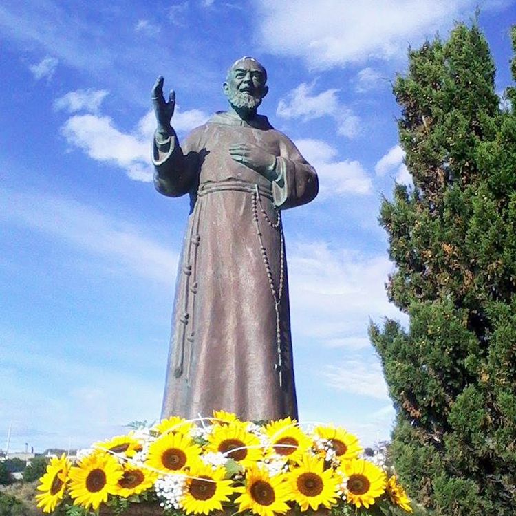 St Saint Padre Pio Statue catholic figure religious statue