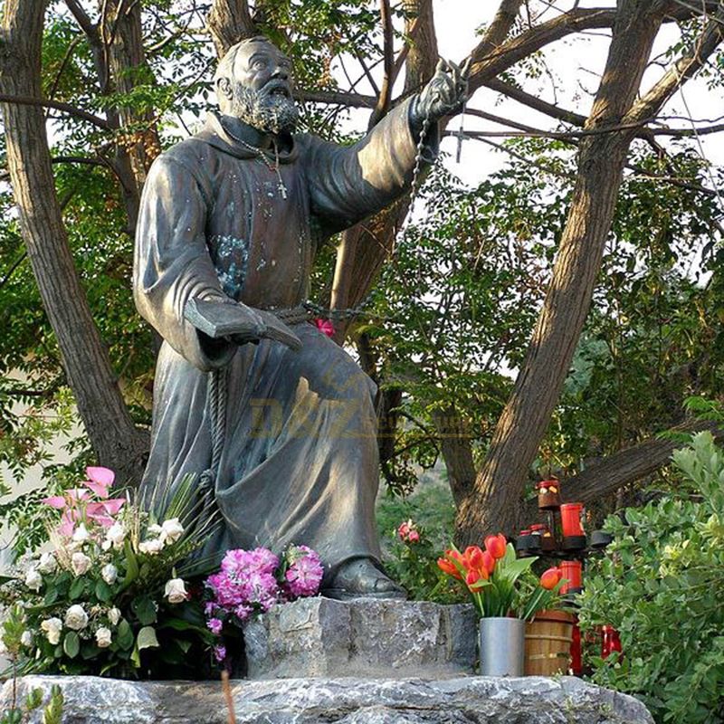 Bronze Saint Padre Pio Statue