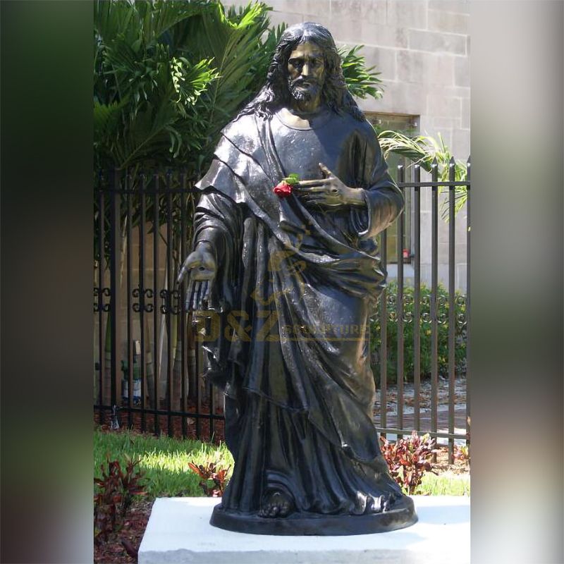 Hot sale custom outdoor garden religious decoration life-size Jesus Christ statue