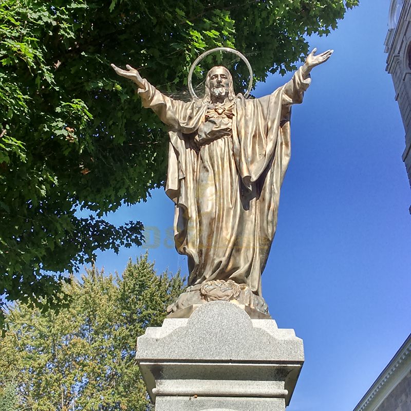 Custom Custom christian religious bronze open arms jesus statue for sale