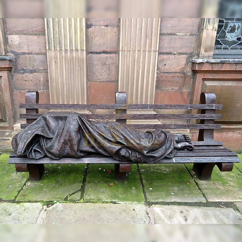Sculpture of Homeless Jesus