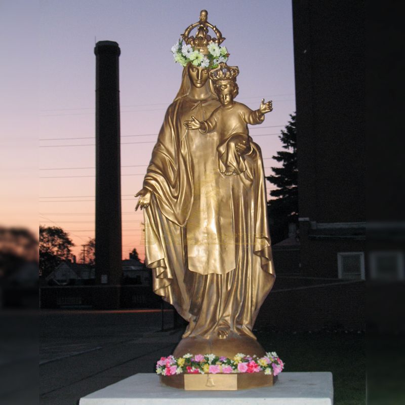 Virgin Mary Statues And Baby Jesus Statue