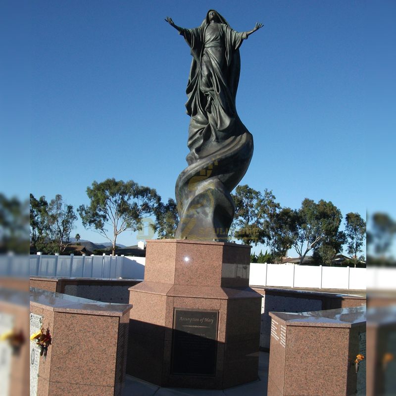 large Virgin Mary statue