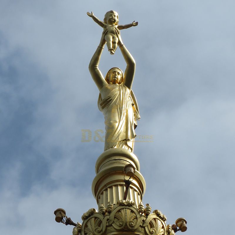 Virgin Mary and baby Jesus statue