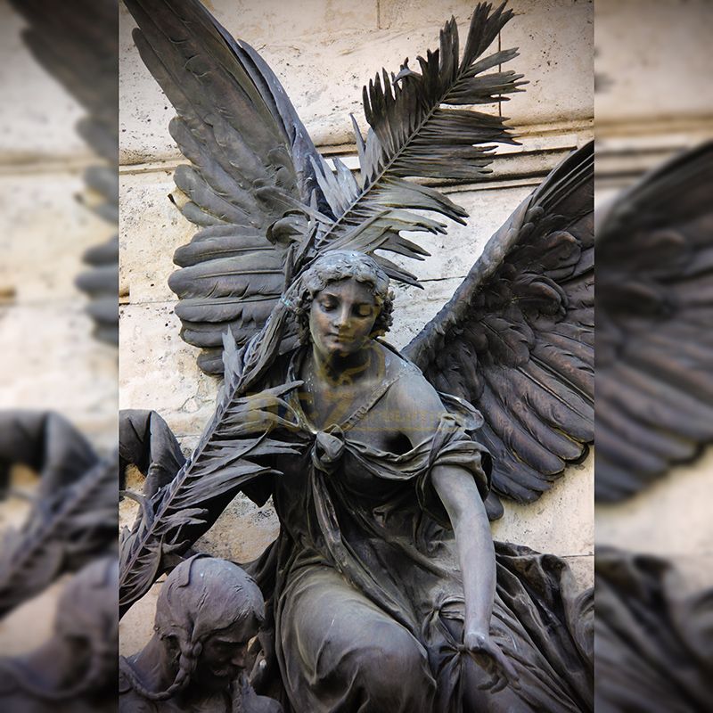 crying angel statue