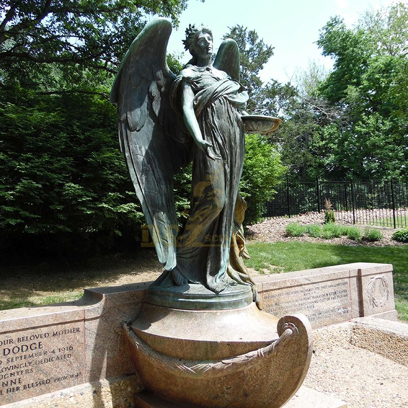 black angel statue