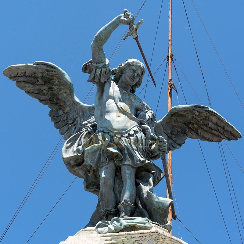 Michael angel statue